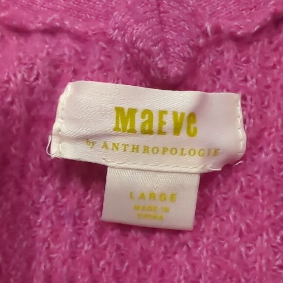 Anthropologie Sweater Womens Large Purple Maeve Strappy back - Picture 4 of 8